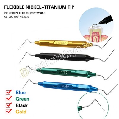 Dental Endo Condenser Gutta Percha Tips NITI Stainless Hand Plugger 35-100