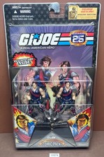 GI JOE Tomax & Xamot with Comic 25th Anniversary NEW 3.75 2008 DAMAGED HANG TAG