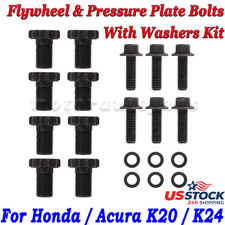 20pcs Clutch Flywheel Pressure Plate Flange Bolt Set For Honda Civic K20 K24