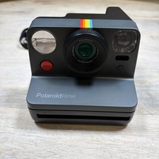 Polaroid Now i-Type Instant Film Camera Black Autofocus Tested Working