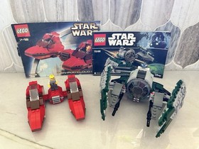 LEGO STAR WARS 75168 Yoda's Jedi Starfighter + 7119 Twin-Pod Cloud Car