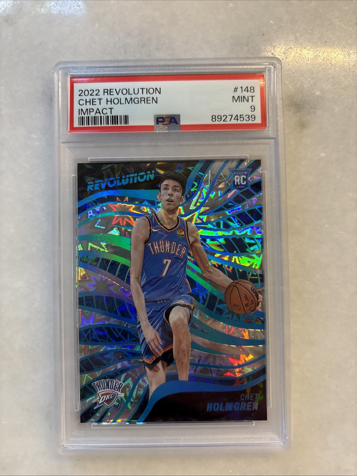 Chet Holmgren 2022-23 Panini Revolution #148 SSP Rookie Impact /149 OKC Thunder