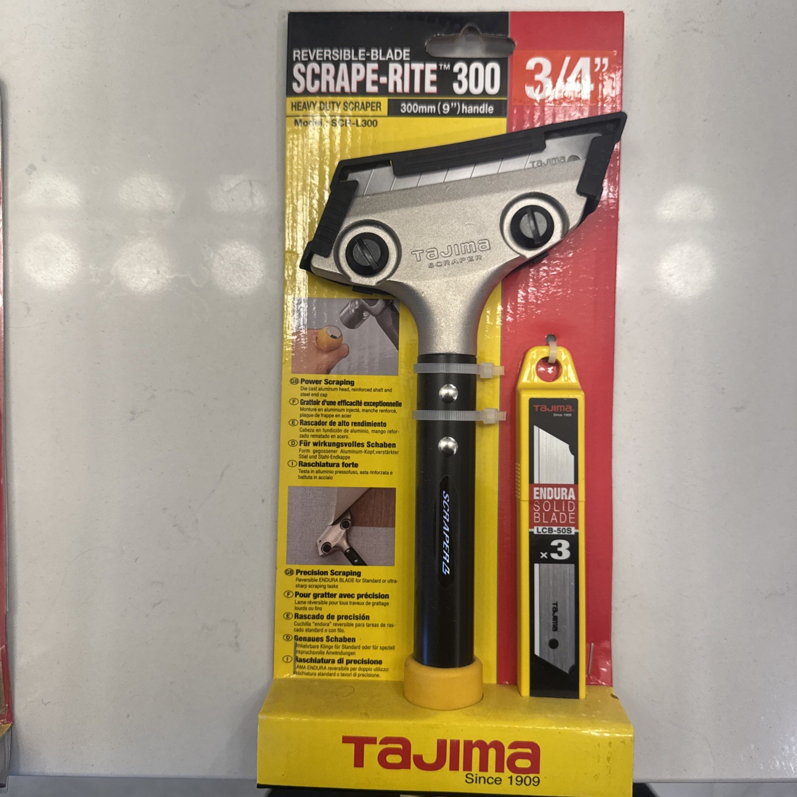 Tajima SCR-L300 Scrape-Rite 300 Heavy Duty Scraper W/ 9&rdquo; H