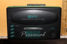 Vintage GPX FM Radio Personal Cassette Player Green Gran Prix C3078