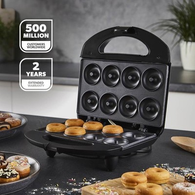Donut Maker Maschine, 8 Loch Snack Maker Donut Pie Cupcake 750W Geepas