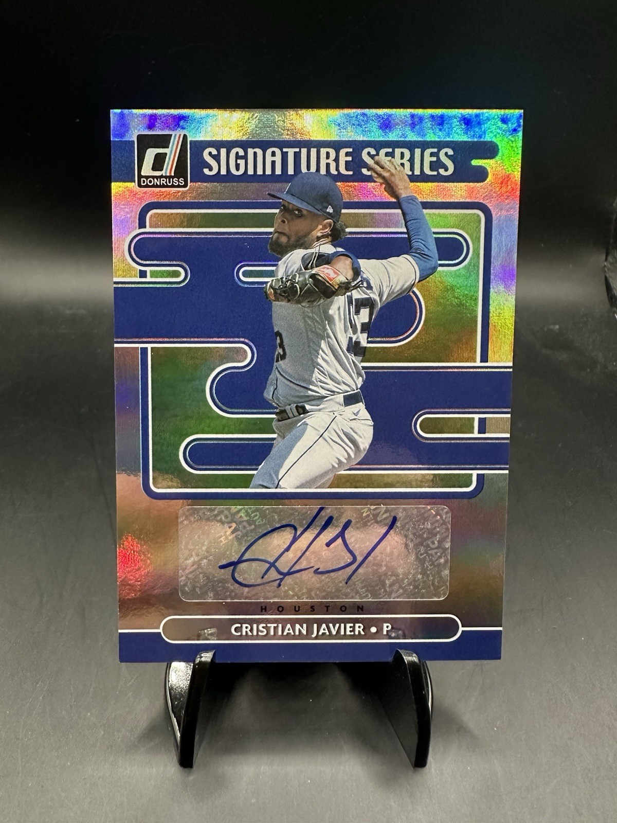 Cristian Javier #SS-CJ 2021 Donruss Baseball Signature Series