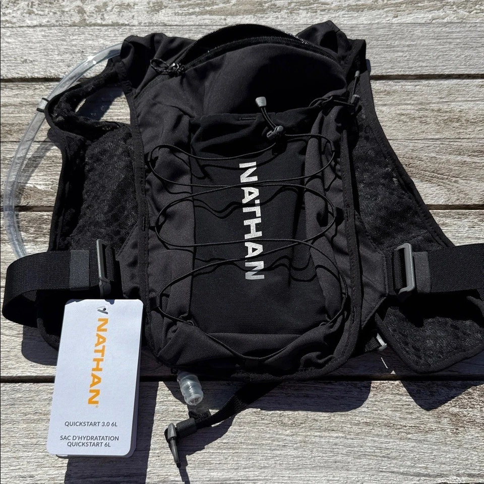 Chaleco para correr Nathan QuickStart 3.0 paquete de hidratación de 6 litros nuevo con etiquetas Foto 4 de 4