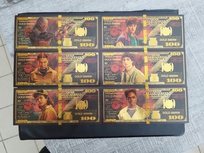 Ticket Stranger Things Collector Gold Karte Karte Netflix Goodies Ticket Banknote