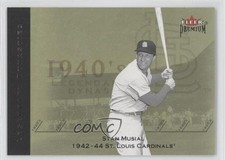 2002 Fleer Premium Legendary Dynasties Stan Musial #9LD HOF 0j6