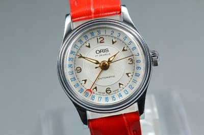 [Near MINT] Oris Pointer Date Ref.7405 Cal.574 27mm Silver Automatic Women Watch