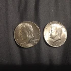 2 90% Silver 1964 JFK Half Dollar. very good condition. 2/3 troy oz of silver!
