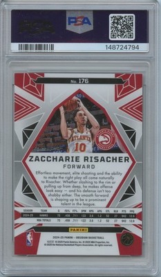2024-25 Panini Obsidian - Zaccharie Risacher, Zaccharie Risacher