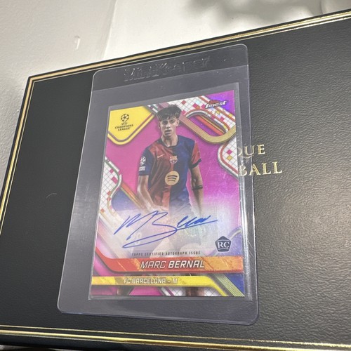 Topps Finest 24/25 Barcelona Marc Bernal Auto 5/75 Rookie Card RC