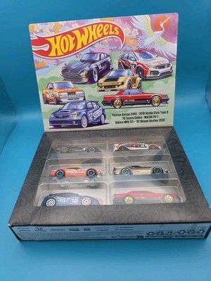 2023 Hot Wheels Japanese 6-Pack. Datsun Honda Toyota Subaru Mazda