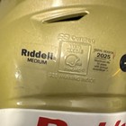 Riddell Medium Gold Full Face Football Helmet w/ Facemask NOCSAE Certified — photo 3
