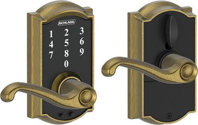 #ad Touch Camelot Electronic Lock with Lever Handle Touchscreen Keypad Keyless Fro $260.37