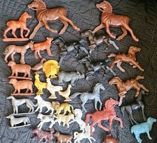 Vintage Lido Marx Horse Animal Figure Lot