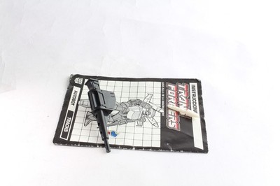 Transformers G1 Schienen Original Zubehör Konvolut Blaster Handbuch + Rakete