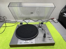 Sanyo TP-1030 Direct Drive 2 Motor Turntable Record Player Dustcover Work GREAT