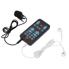 Mini Voice Changer Sound Card With 8 Sound Effects Beautifying For Live Streamin