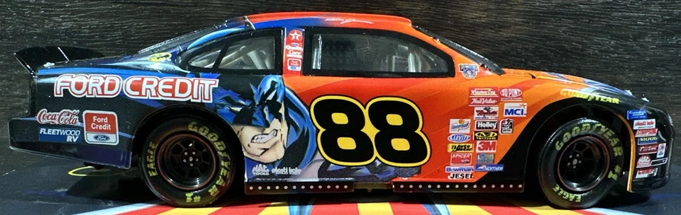 1998 Dale Jarrett #88 Quality Care Batman Ford 1/24 Action Nascar Diecast Bank - Image 4 of 4