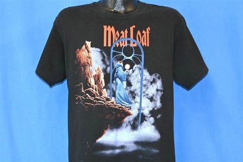 90s MEAT LOAF ROCK ROLL DREAMS COME THROUGH BAT HELL TOU 1990s vintage concert t-shirt, vintage, single stitch, B+ condition