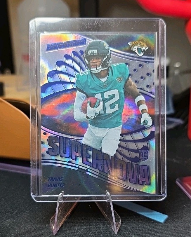 Travis Hunter 2025 Revolution Rookie Supernova Infinite 2/8 SSP. Jaguars 🔥 