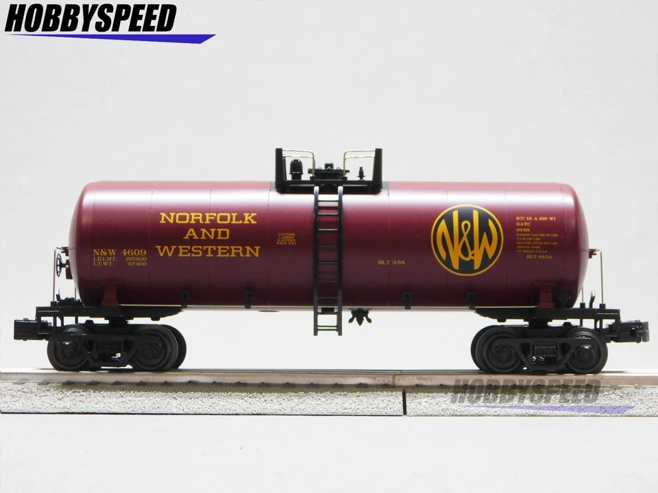 MTH RAILKING NORFOLK & WESTERN N&W MODERN TANK CAR O GAUGE train 30-73636 NEW - Image 3 of 4