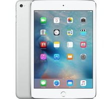 Apple iPad Mini 4th Gen Silver, 128GB, Wi-Fi 4G Cellular
