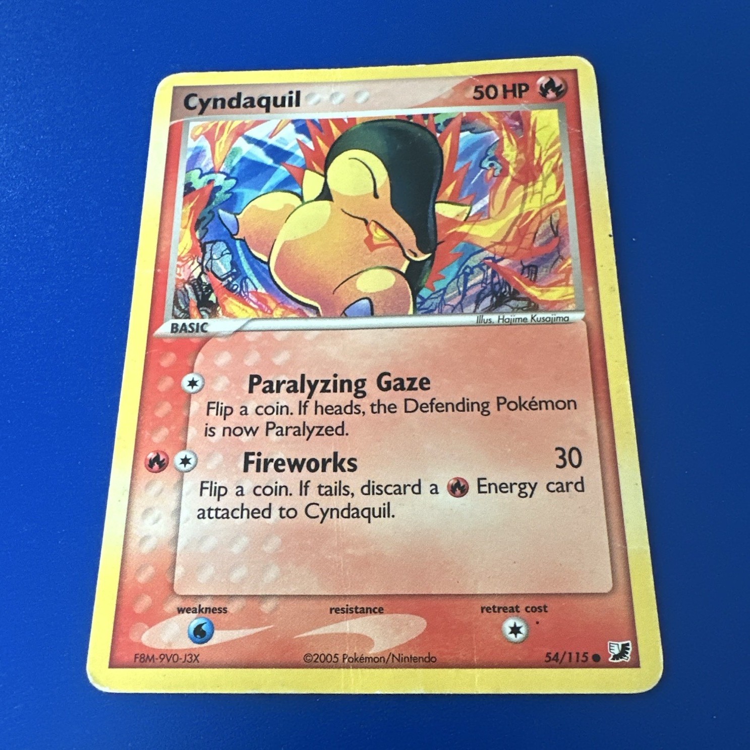 Cyndaquil 54/115 EX Unseen Forces Common Regular ENG 50HP