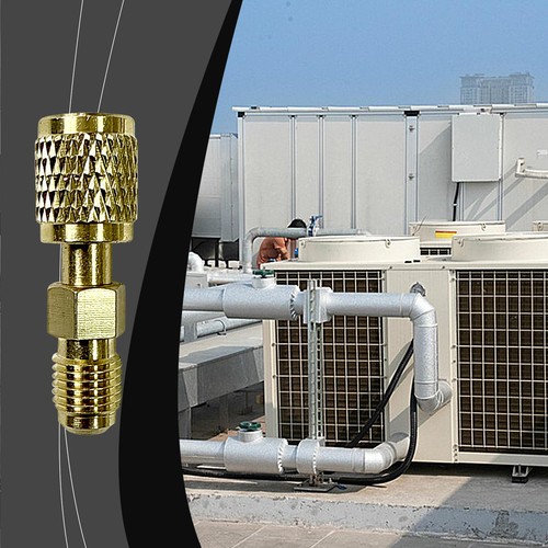 HVAC R32 Reverse Thread 1/4” Female And Male Adapter For A2L R454B/R32 Tanks - Foto 9 di 12