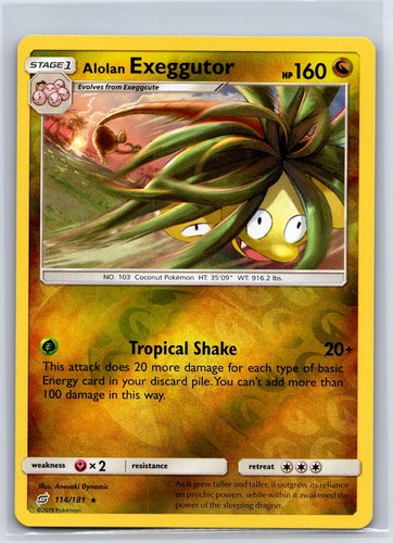 Alolan Exeggutor 114/181 Rare Team Up Pokemon Reverse Holo NM/M 627c-20