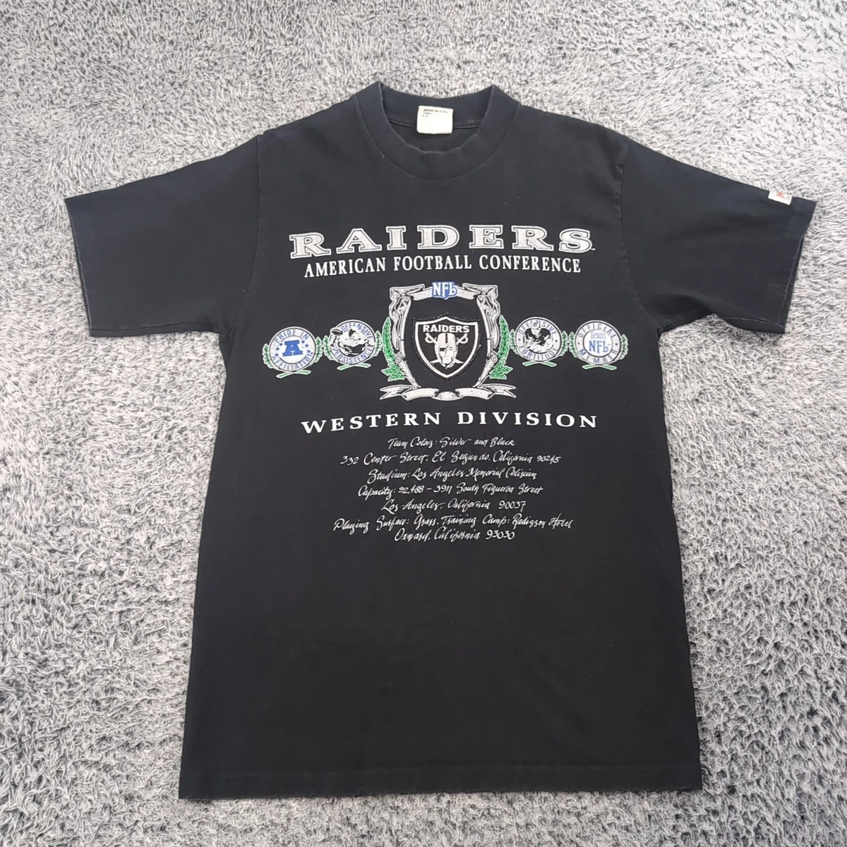 T-shirt Vintage Grey Master Piece - Motif Raiders Skull - Taille XL - Occasion Très Bon état