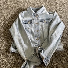 Cat  Jack Girls Large 10/12 Stylish Jean Jacket