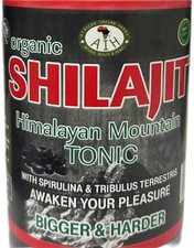 100% Organic Shilajit Himalayan Mountain Tonic – 16 oz Glass Bottle