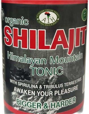 100% Organic Shilajit Himalayan Mountain Tonic    16 oz Glass Bottle
