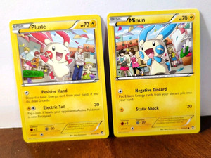 Plusle and Minun Card | eBay