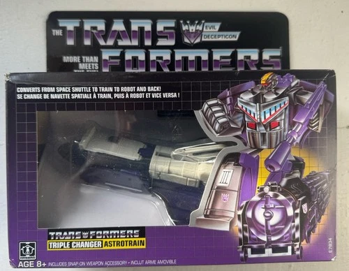 WALMART Transformers REISSUE new Box DamagedTriple Changer ASTROTRAIN Decepticon