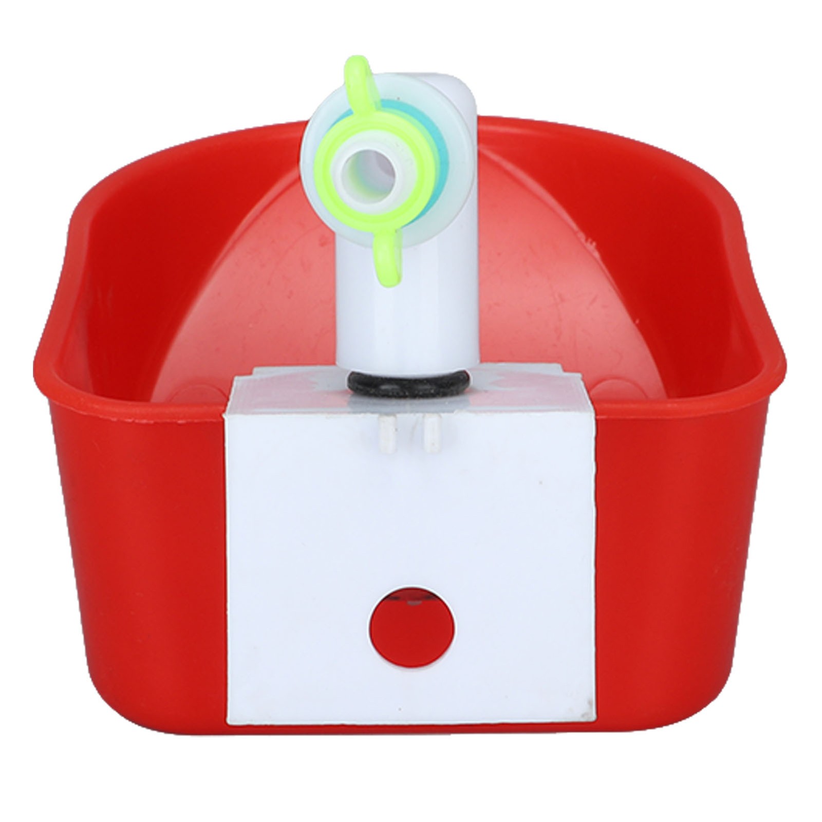 4 Set Automatic Poultry Fount Plastic Waterer Bowl With Hose Attachment For Game