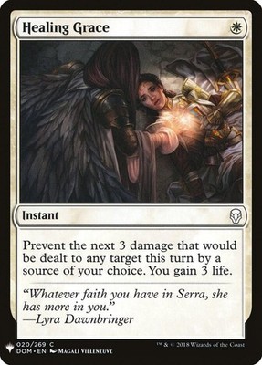 Healing Grace 20 The List Reprints Magic The Gathering MTG Card 2020 LP