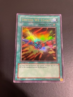 YUGIOH United We Stand LON 1st Edition Ultra Rare 