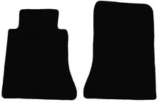 Vorne Autoteppiche für Mercedes E cl W124 limousine 1984-1993, Schwarz Velour