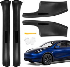 4 Pcs Door Sill Protector for Tesla Model Y 2019-2024 Only for 5 Seater - Carbon