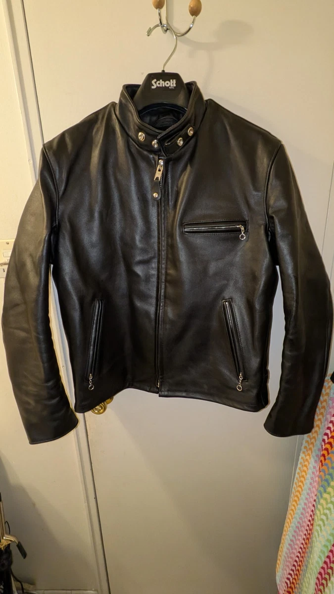 Schott Cafe Racer Jacket In Men's Coats & Jackets for sale | eBay