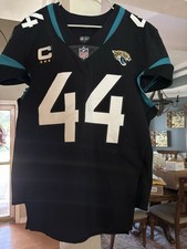 Myles Jack  Game Used Jacksonville Jaguars #44 Signed Football Jersey Original
