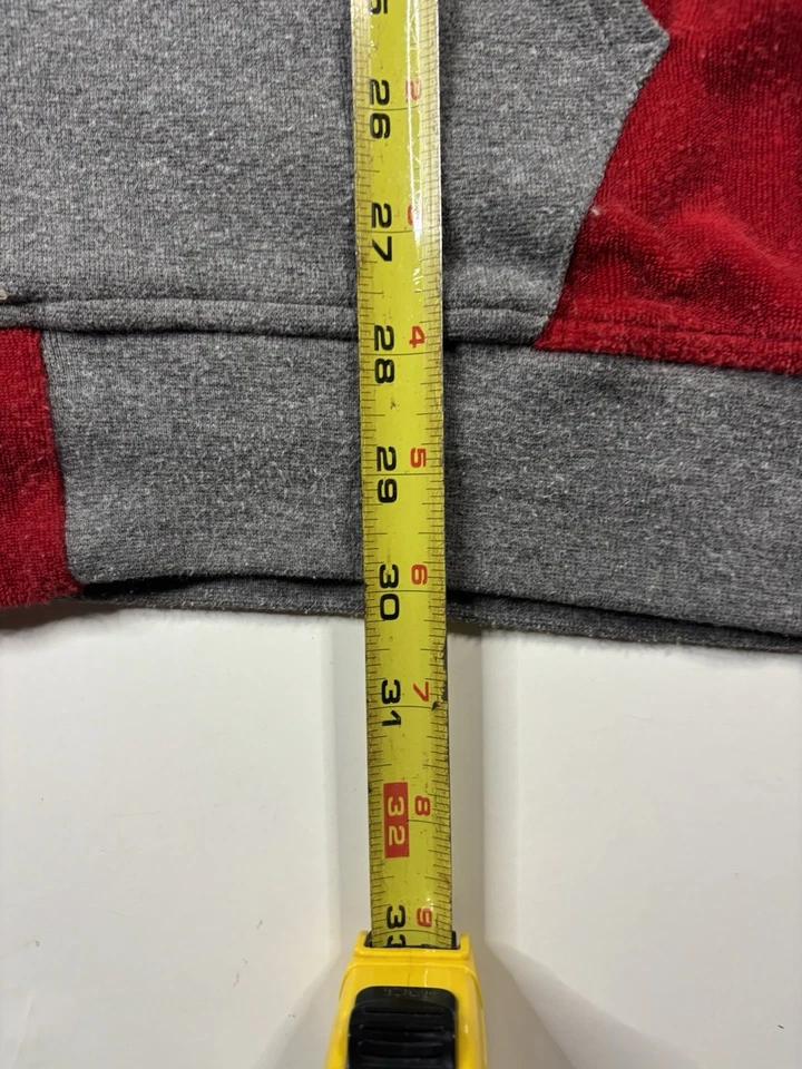 Rocawear Y2K Cremallera Rojo Blanco Grande R Bordado Manga Corta Talla Grande Cremallera Foto 2 de 4