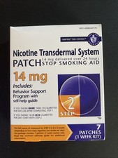 Habitrol Nicotine Transdermal System- Step 2, 14mg, 7 Patches- EXP. 06/2026