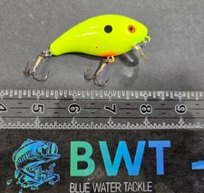 Mann's Single Stamped Mid 1-Minus Crankbait: Chartreuse *Discontinued*