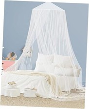 Bed Canopy for Girls, Elegant Canopy Bed Curtains from Ceiling, Princess A-02