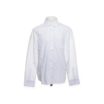 H&M, Hemd, Größe: 134, Weiß, Baumwolle/Polyester, Einfarbig, Jungen #aON